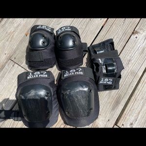 Skate protective gear 6 pack pads